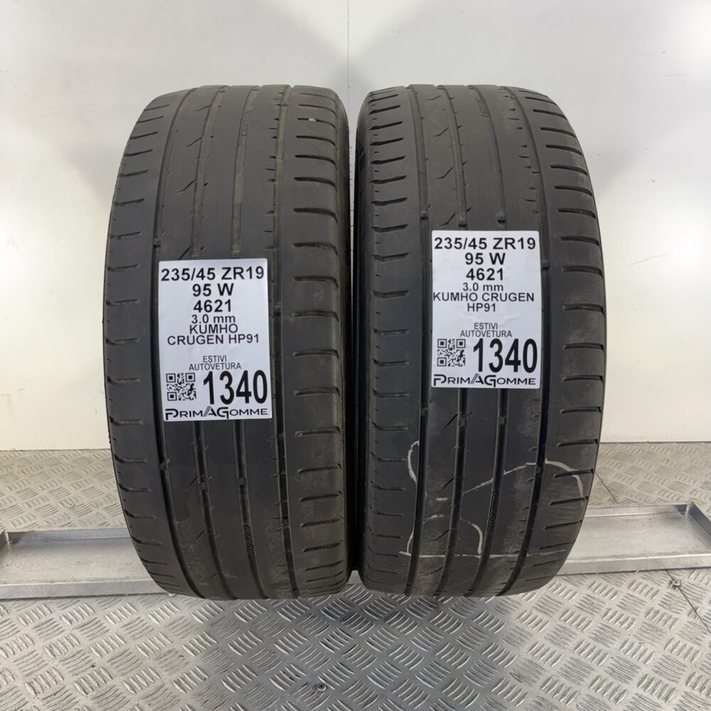 Gomme Usate 235 45 ZR19 95W Kumho Crugen HP91 Estive