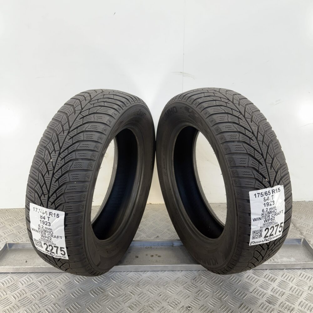 Gomme Usate 175 65 R15 84T Kumho Winter Craft WP52 89% Invernali - immagine 6