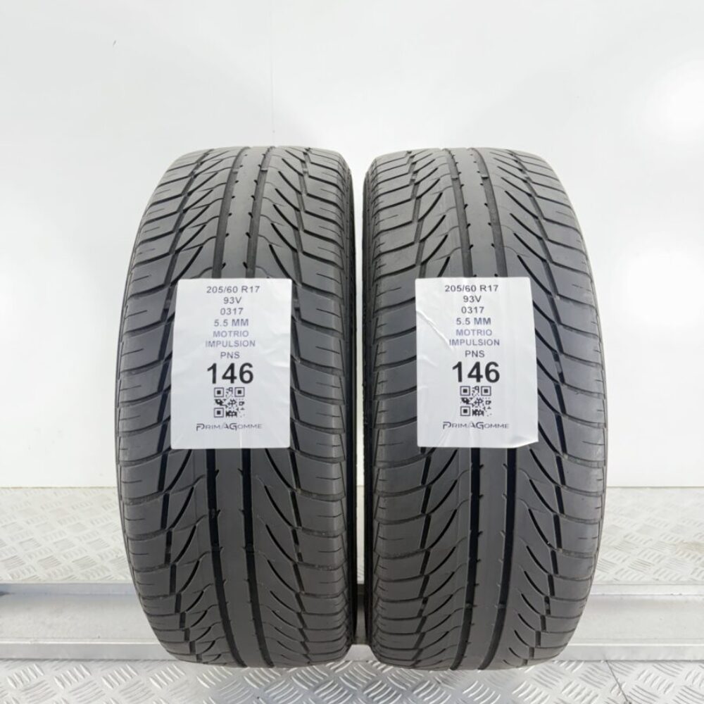 Gomme Usate 205 60 R17 93V Primagomme Motrio Impulsion 5.5mm Estive