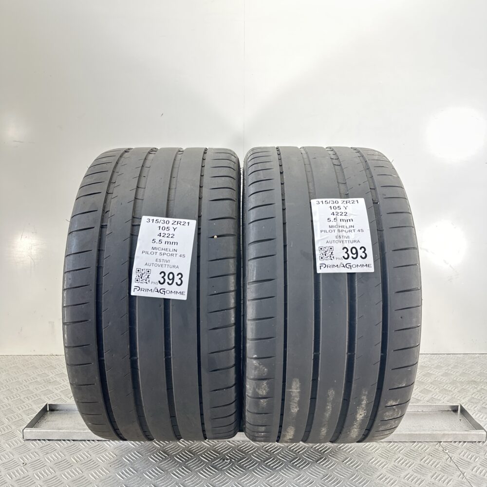 Pneumatici Usati 315 30 R21 105Y Michelin Pilot Sport 4S 80% Estive