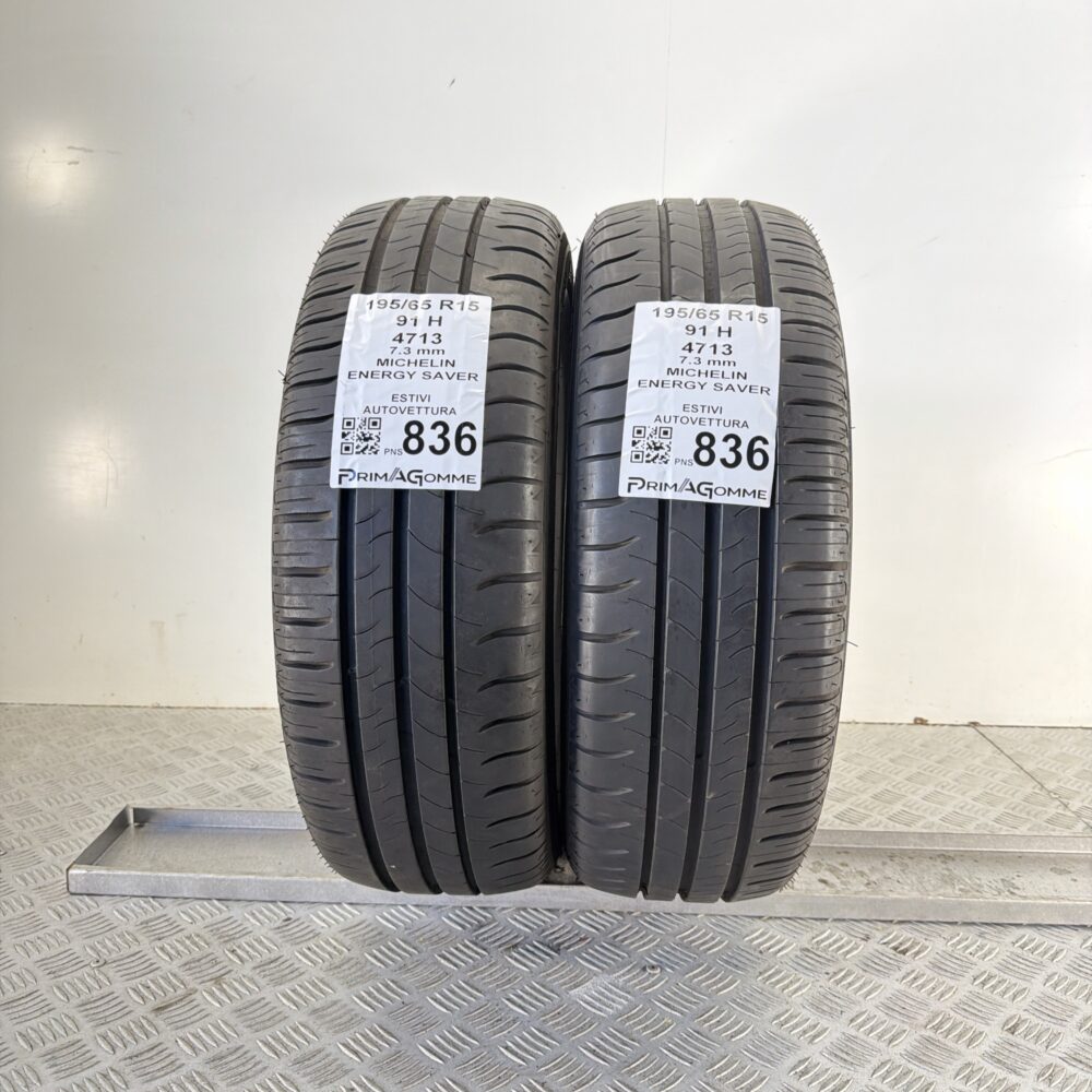 Pneumatici Usati 195 65 R15 91H Michelin Energy Saver 99% Estive