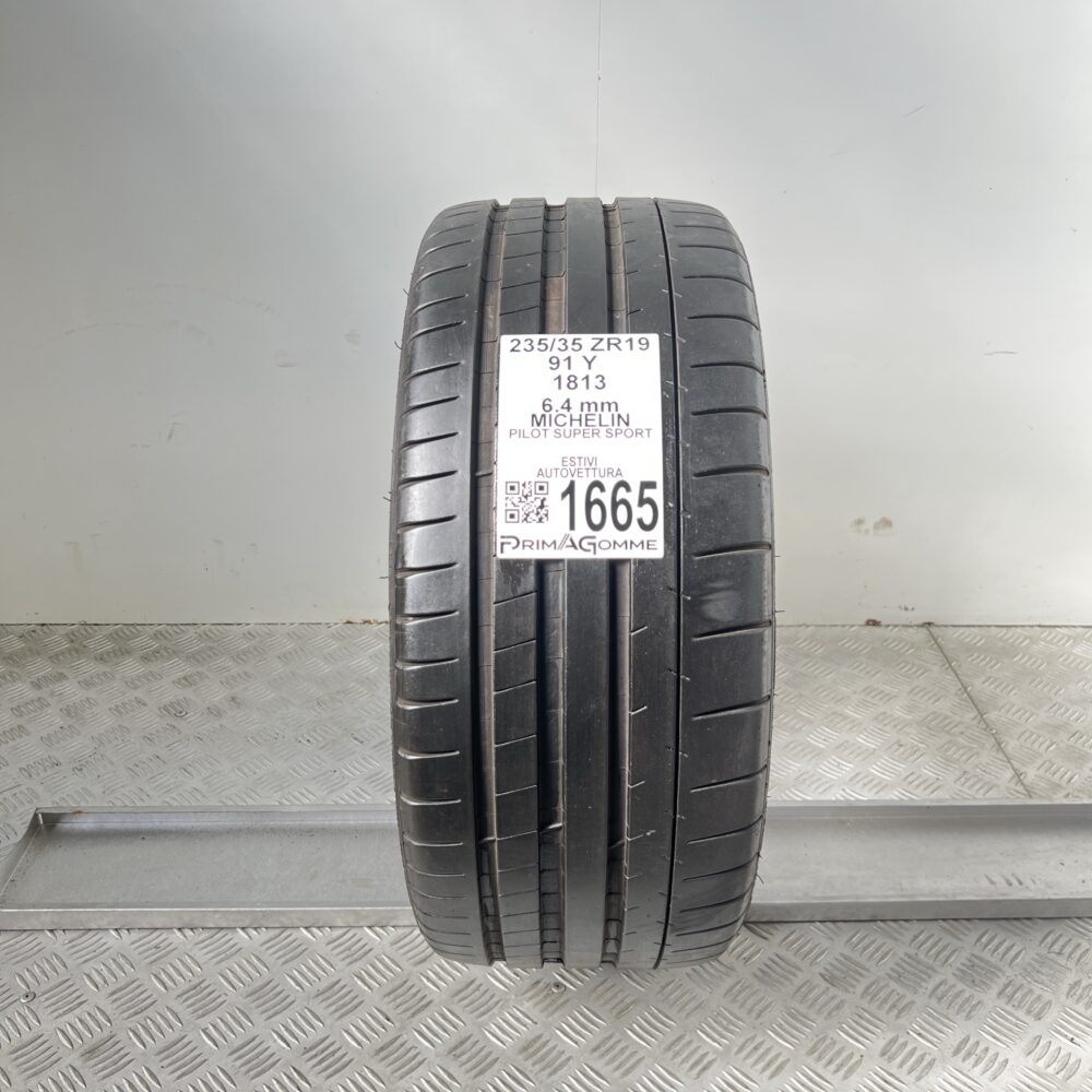 Gomme Usata 235 35 ZR19 91Y Michelin Pilot Super Sport 91% Estiva