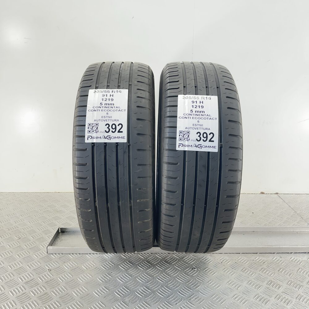 Pneumatici Usati 205 55 R16 91H Continental Ecocontact 5 71% Estive