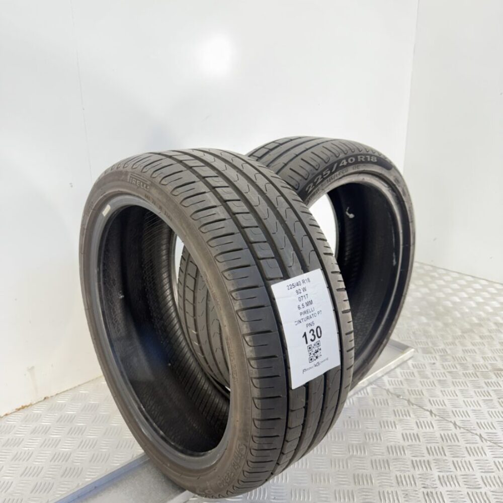 Gomme Usate 225 40 R18 92W Pirelli Cinturato P7 6.5mm Estive - immagine 4