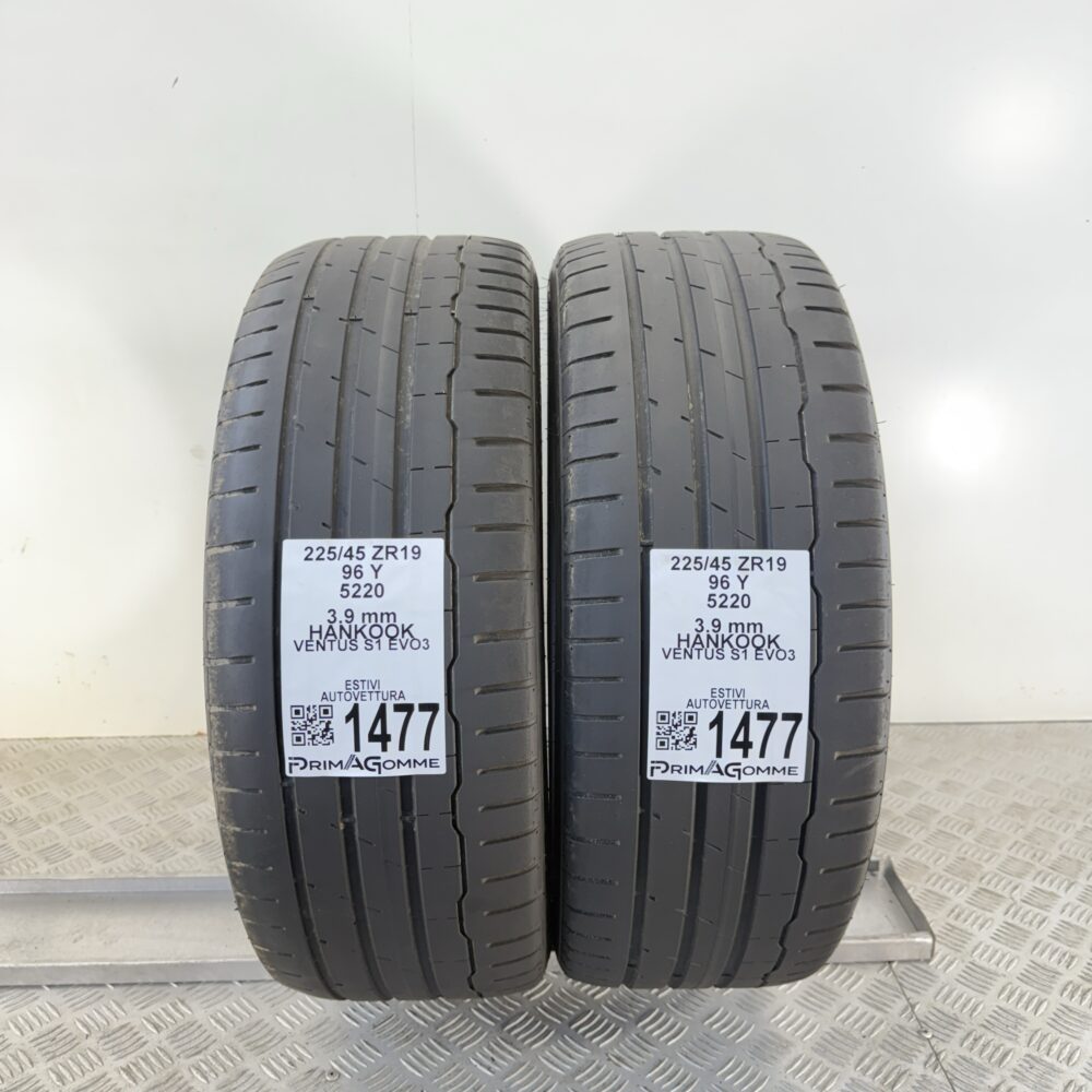 Gomme Usate 225 45 ZR19 96Y Hankook Ventus S1 Evo3 Estive