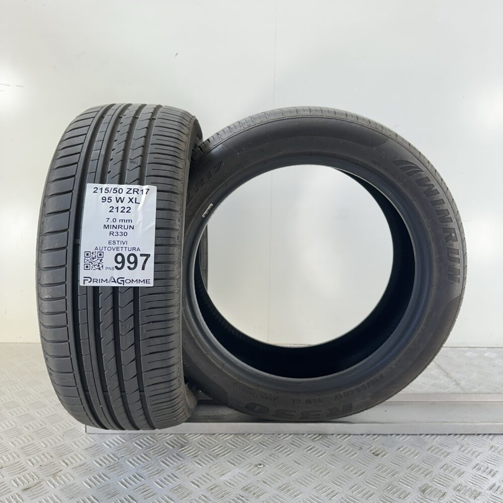 Gomme Usate 215 50 R17 XL 95W Winrun R330 99% Estive - immagine 6