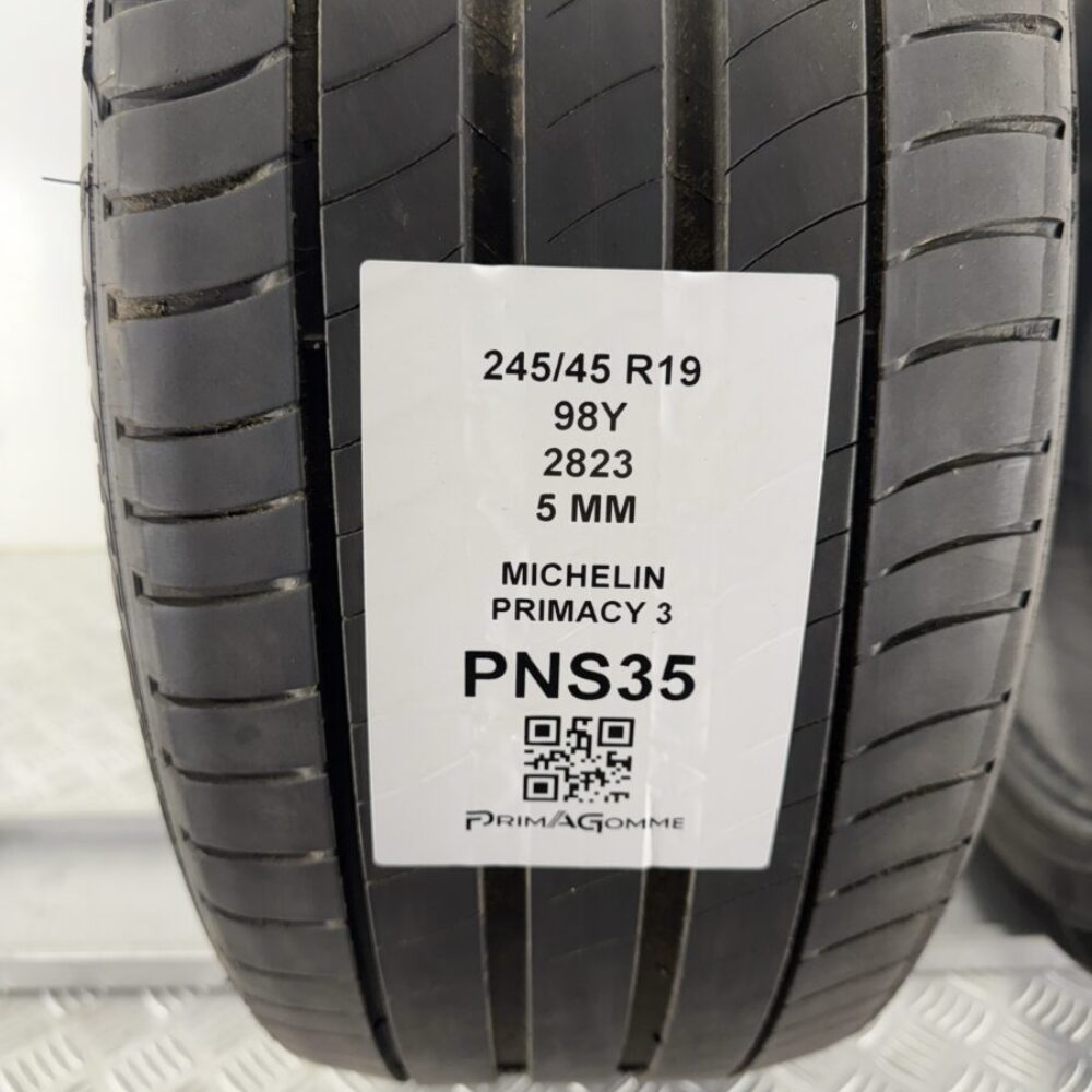 Gomme Usate 245 45 R19 98Y Michelin Primacy 3 5mm Estive - immagine 3