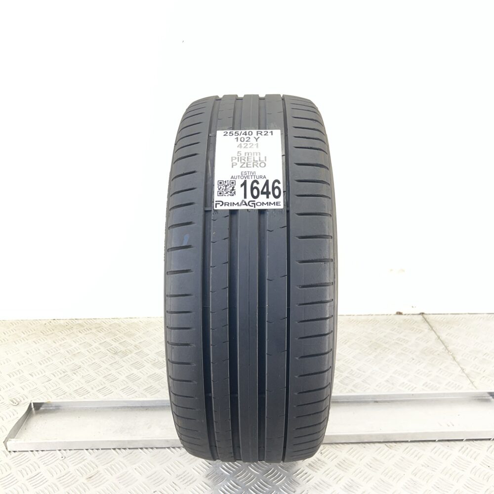 Gomma Usata 255 40 R21 102Y Pirelli P Zero 71% Estiva