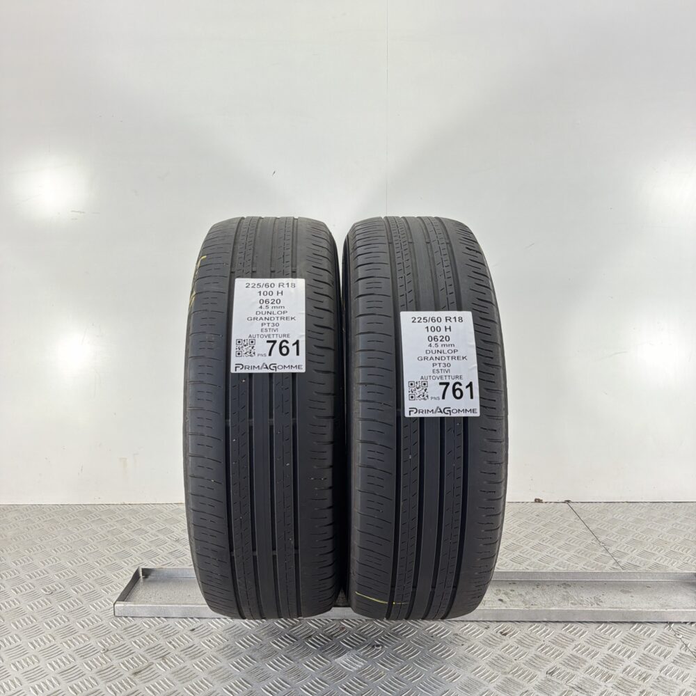 Pneumatici Usati 225 60 R18 100H Dunlop Grandtrek PT30 Estive