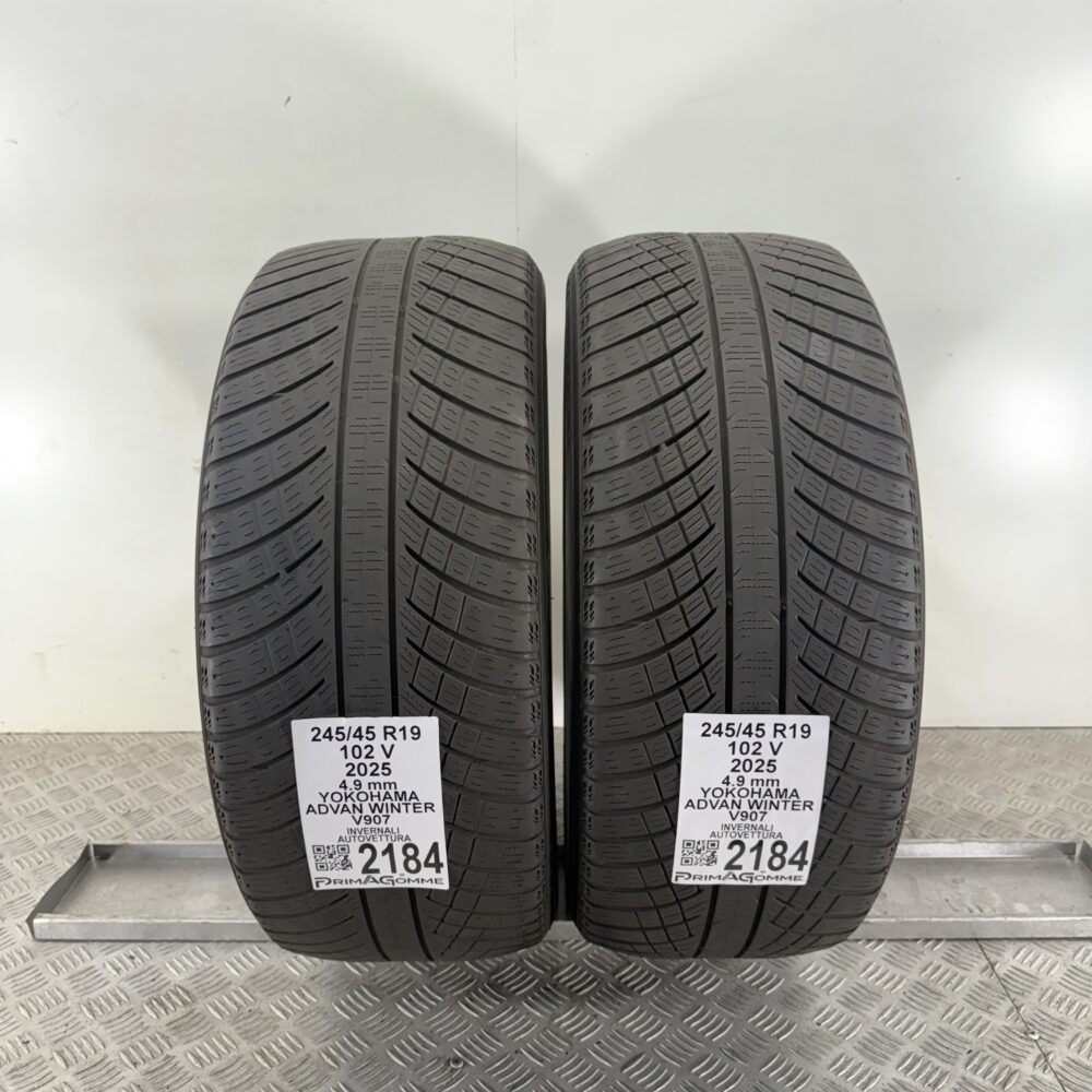 Gomme Usate 245 45 R19 102V Yokohama Advan Winter V907 Invernali