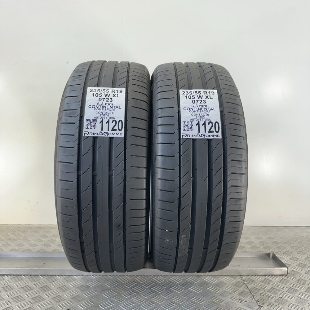 Gomme Usate 235 55 R19 105W Continental Contact6 71% Estive