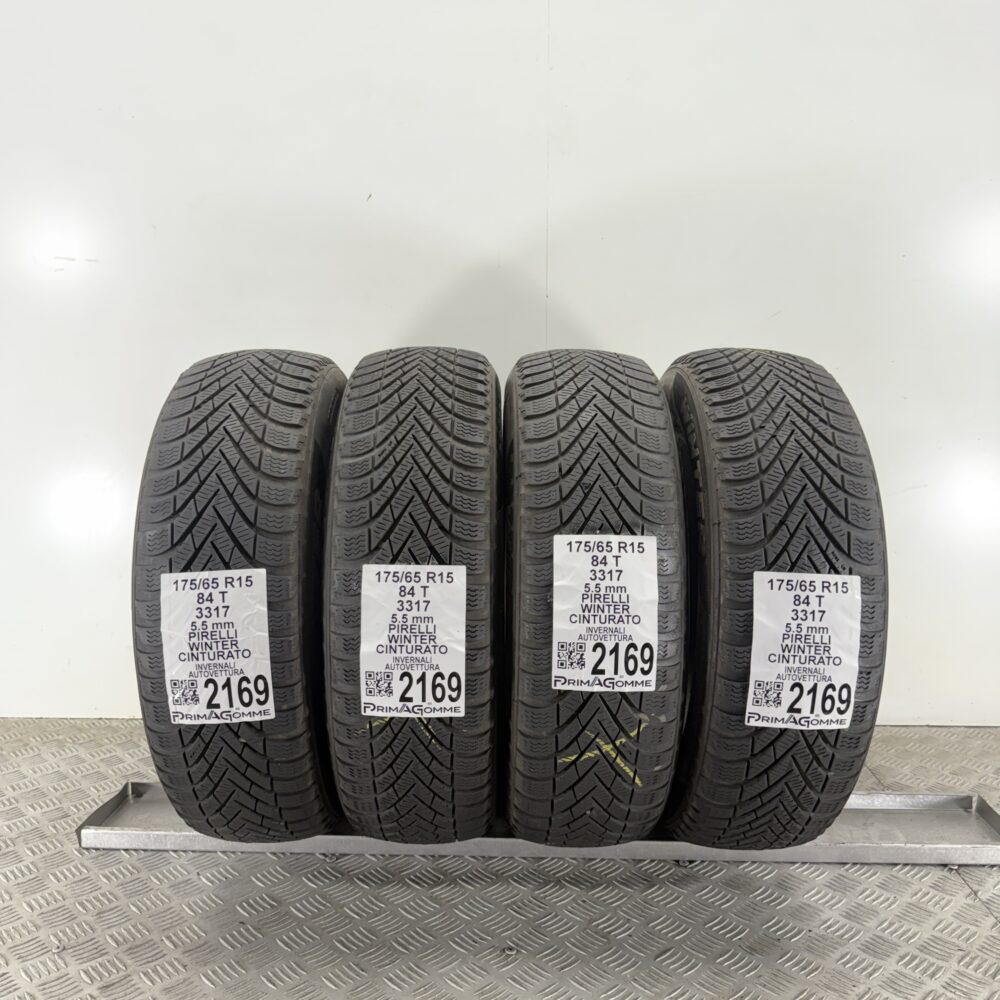 Gomme Usate 175 65 R15 84T Pirelli Winter Cinturato 79% Invernali