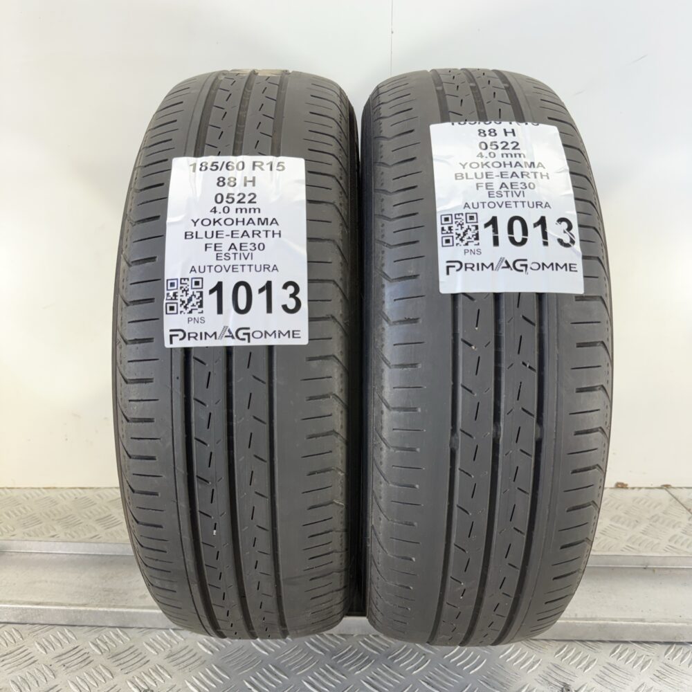 Gomme Usate 185 60 R15 88H Yokohama Blue-Earth FE AE30 Estive