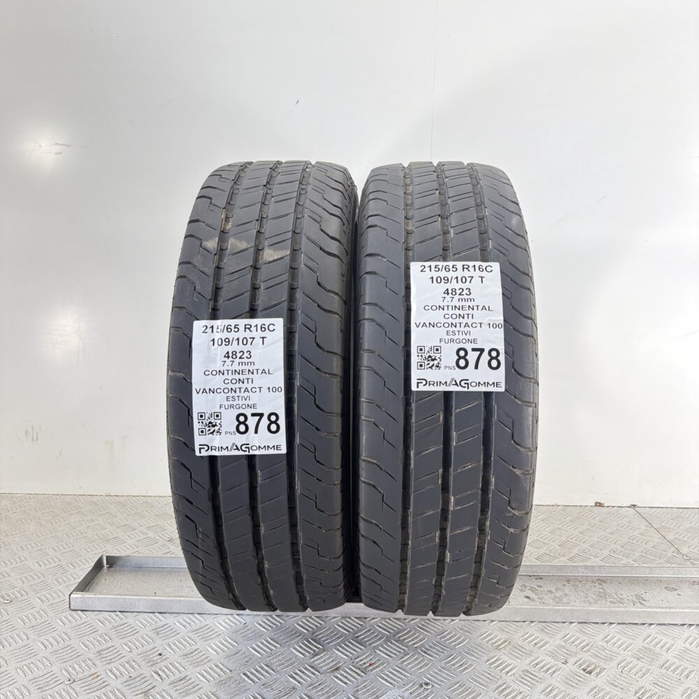Pneumatici Usati 215 65 R16C 109 107T Continental VancoContact 100 96% Estive