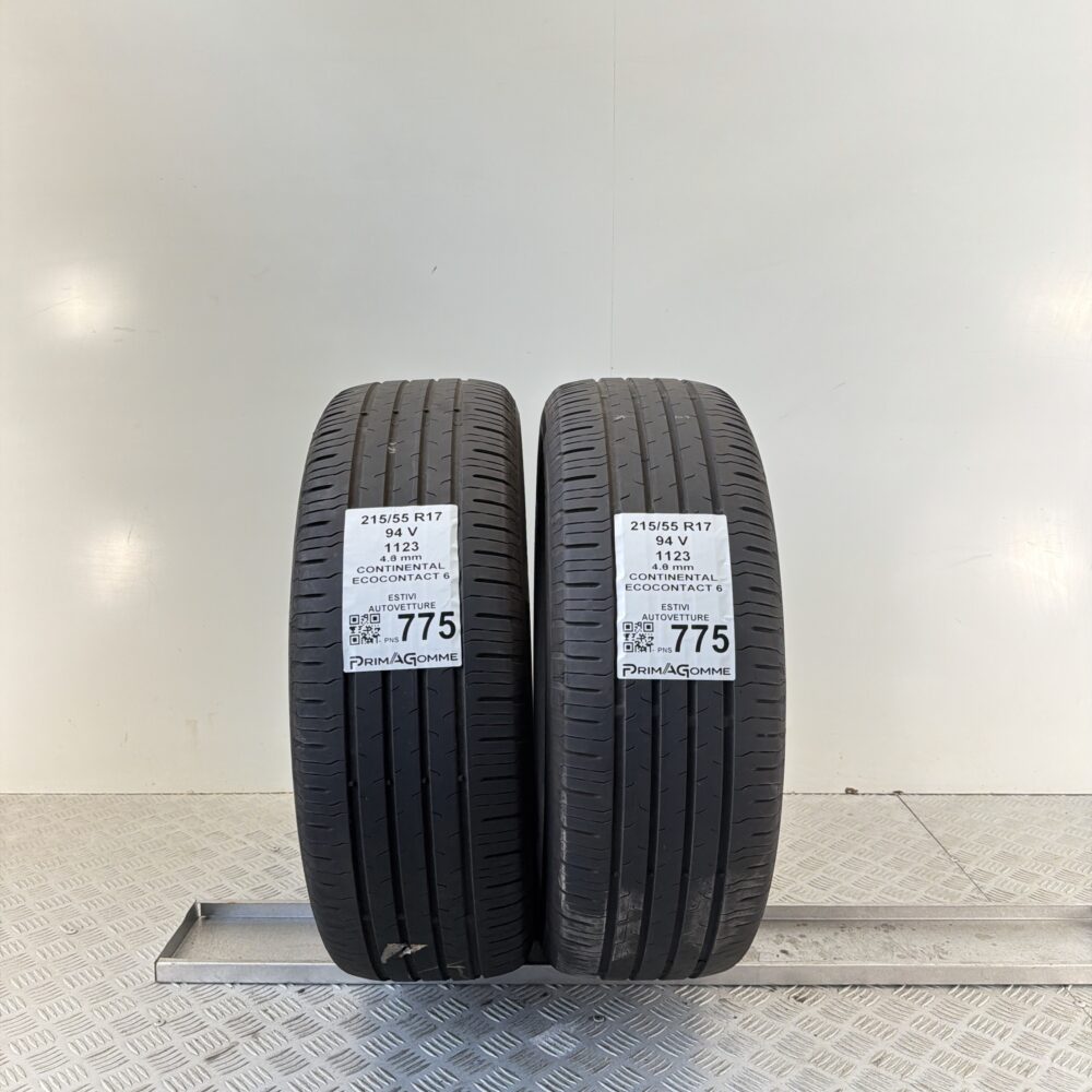 Pneumatici Usati 215 55 R17 94V Continental Ecocontact 6 Estive
