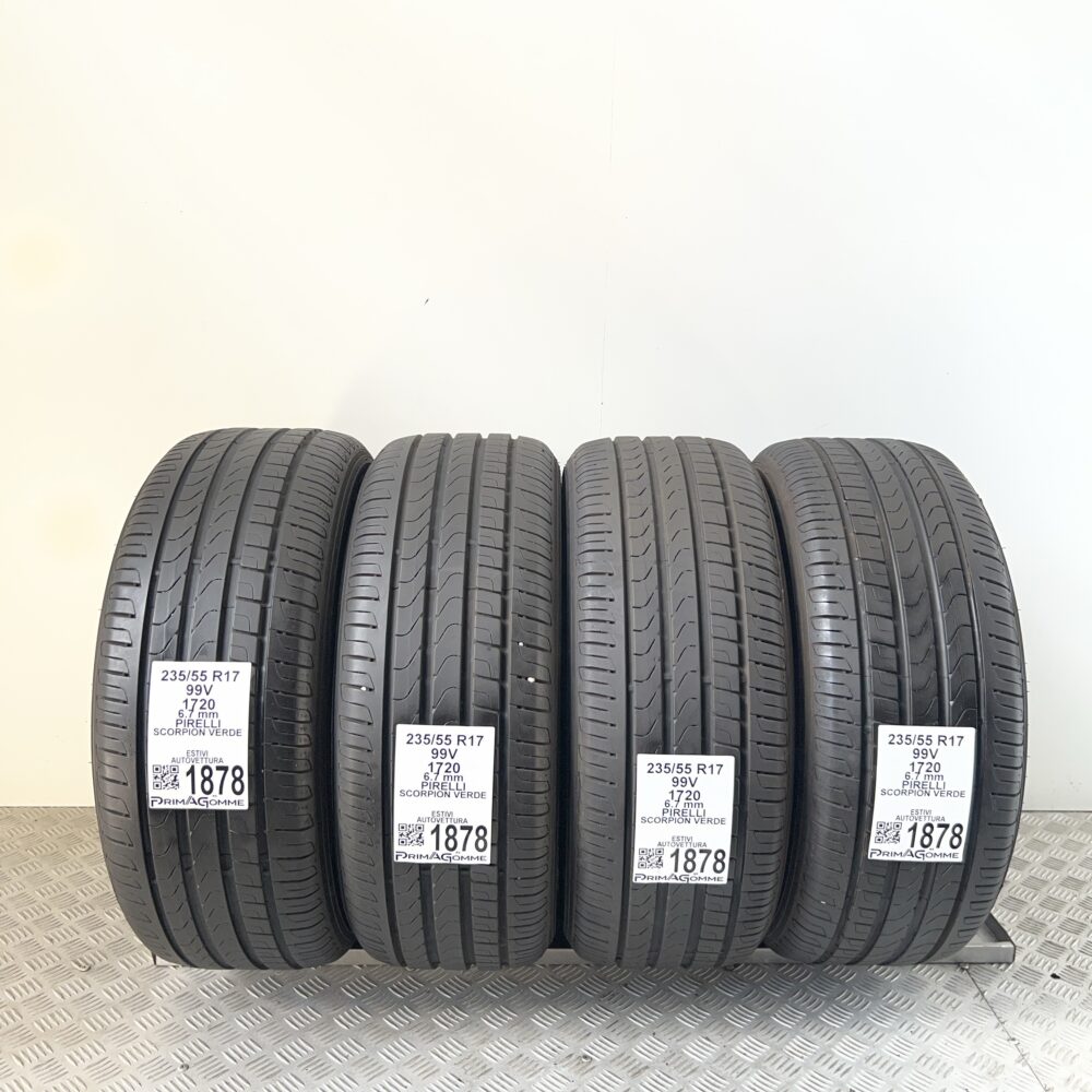 Pneumatici Usati 235 55 R17 99V Pirelli Scorpion Verde 96% Estive