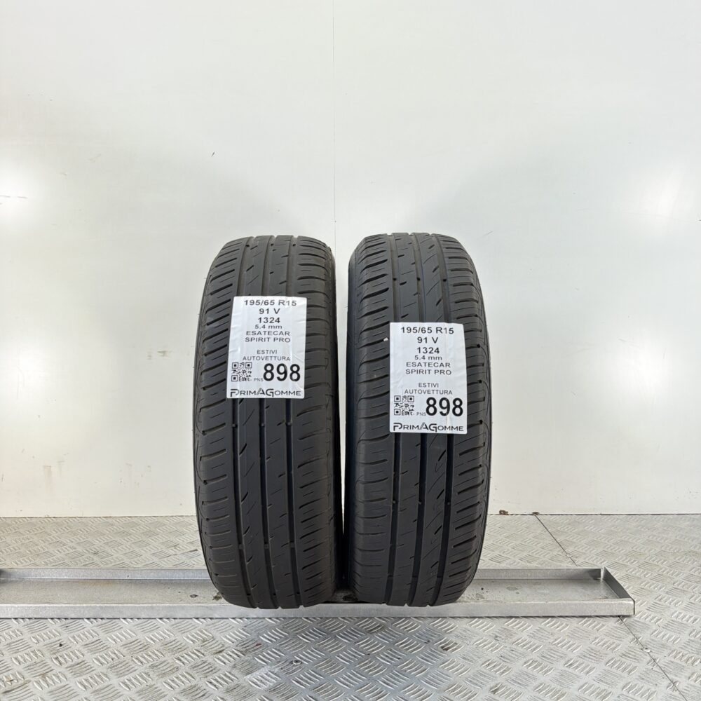 Gomme Usate 195 65 R15 91V Esatecar Spirit Pro 78% Estive