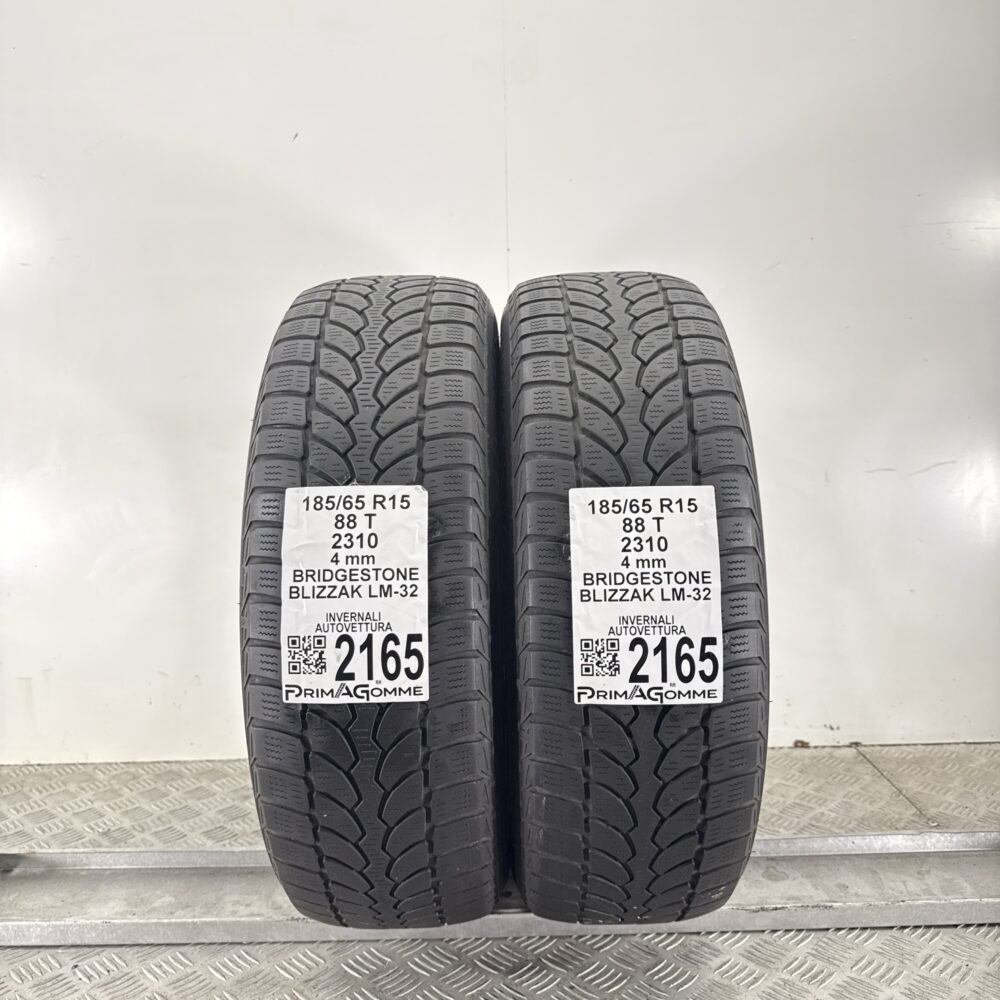 Gomme Usate 185 65 R15 88T Bridgestone Blizzak LM-32 Invernali