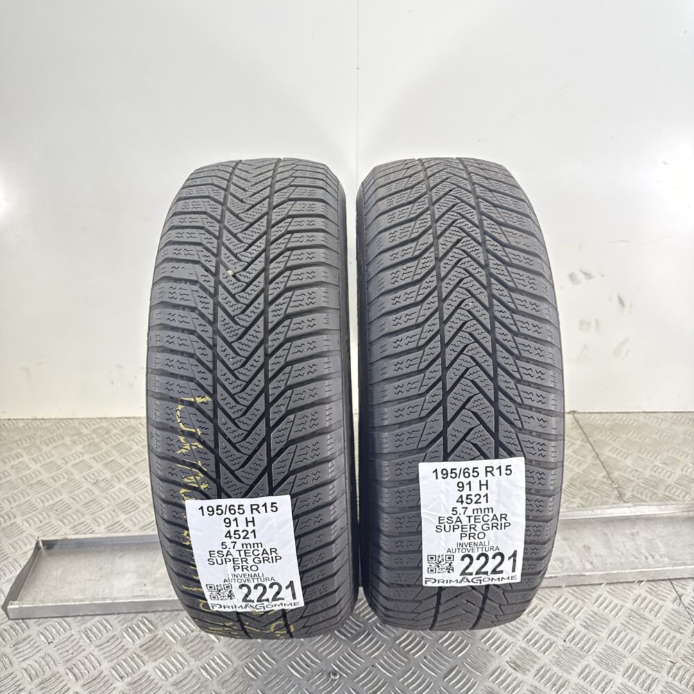 Gomme Usate 195 65 R15 91H Esa Tecar Super Grip Pro 81% Invernali - immagine 4