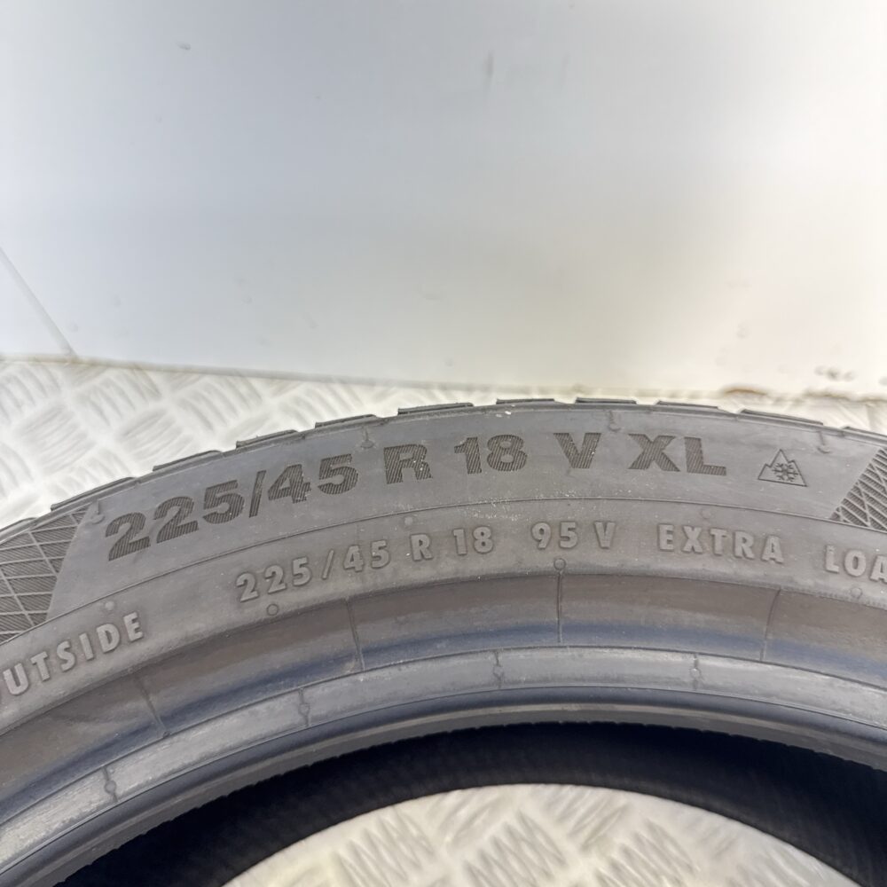 Gomma Usata 225 45 R18 95V CONTINENTAL WINTER CONTACT TS850P Invernale - immagine 7