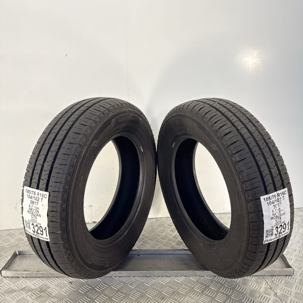 Gomme Usate 185 75 R16C 104/102T Nexen Roadian CT8 96% Estive - immagine 7