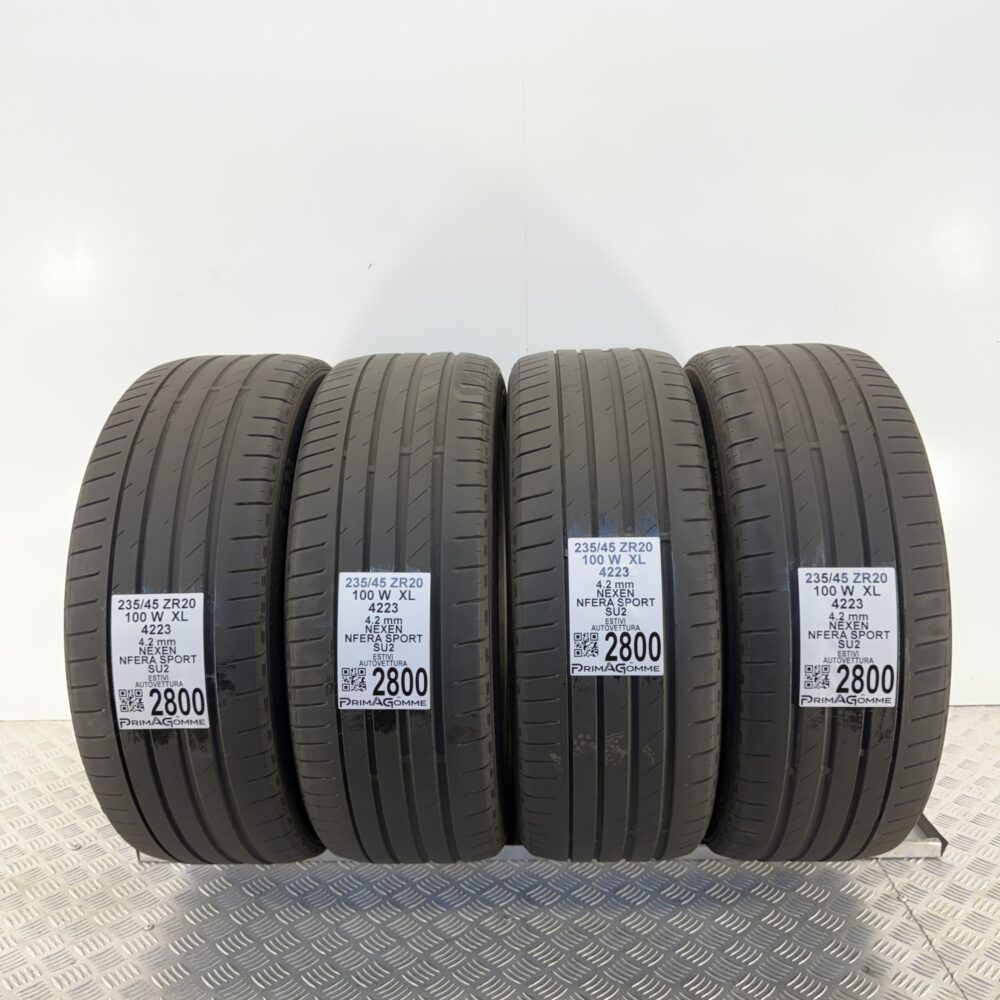 Gomme Usate 235 45 ZR20 XL 100W Nexen NFera Sport SU2 Estive