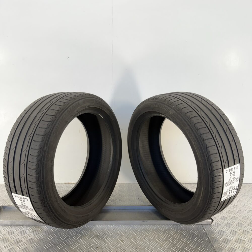 Gomme Usate 215 50 R18 92W Bridgestone Turanza T001 Estive - immagine 6