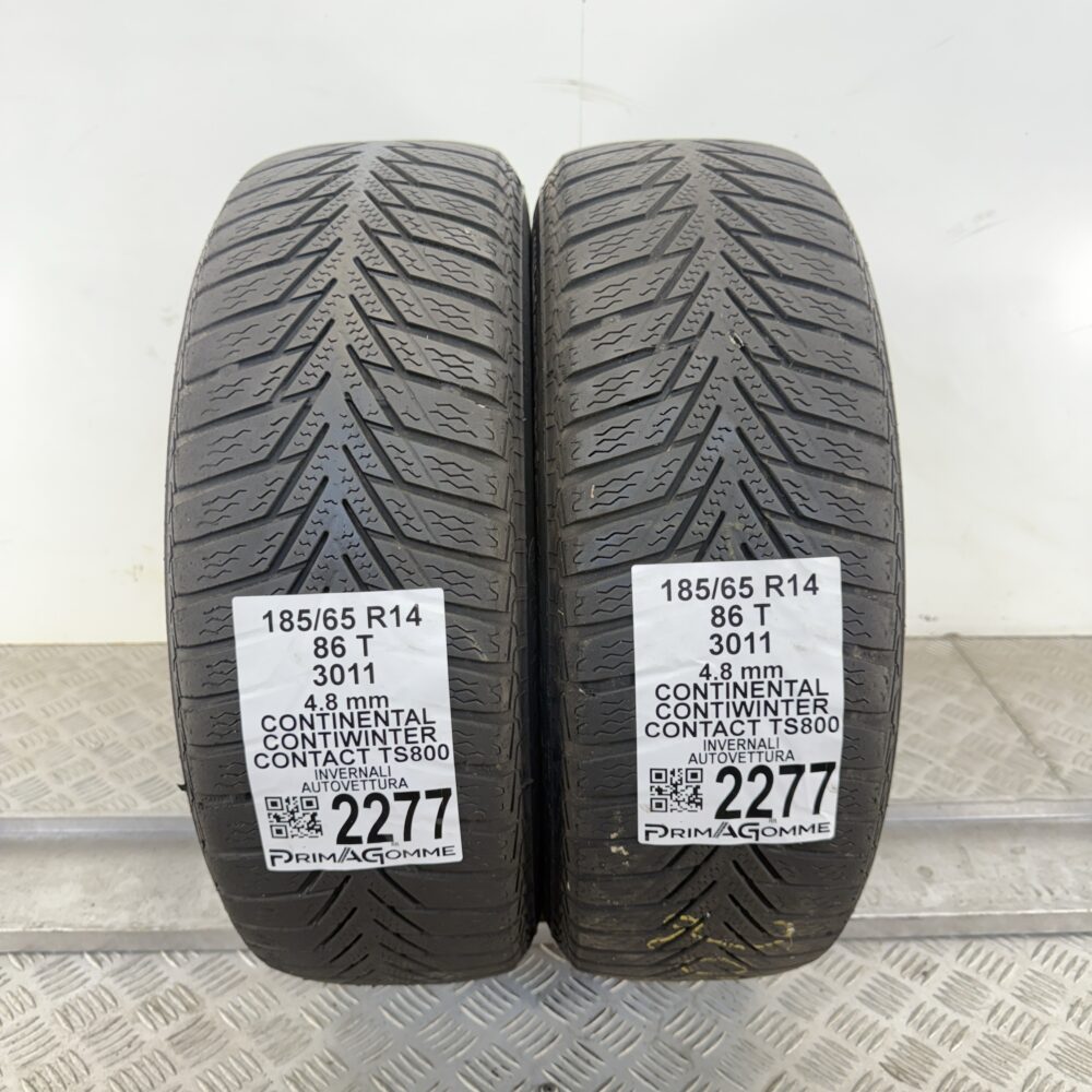 Gomme Usate 185 65 R14 86T Continental ContiWinter Contact TS800 Invernali