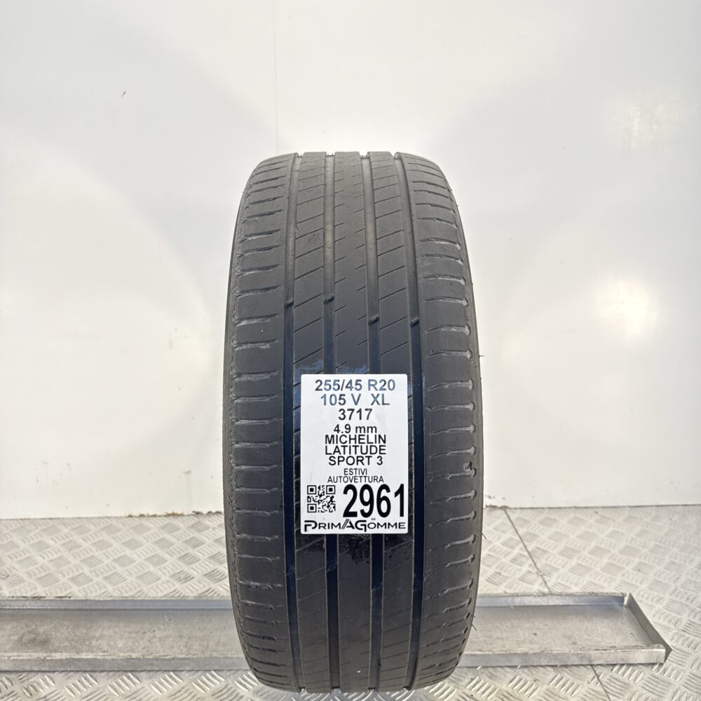 Gomma Usata 255 45 R20 XL 105V MICHELIN LATITUDE SPORT 3 73% Estivo