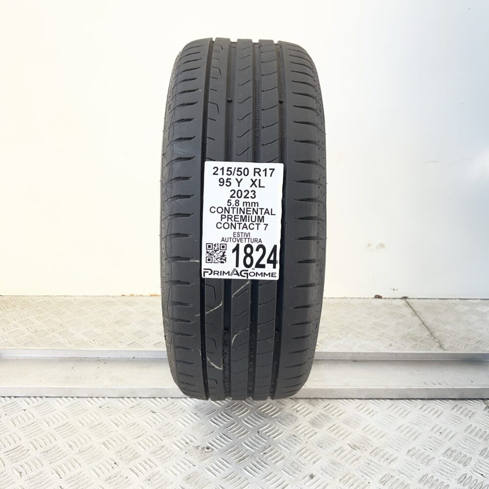 Pneumatico Usato 215 50 R17 XL 95Y CONTINENTAL Premium Contact 7 83% Estivo - immagine 4