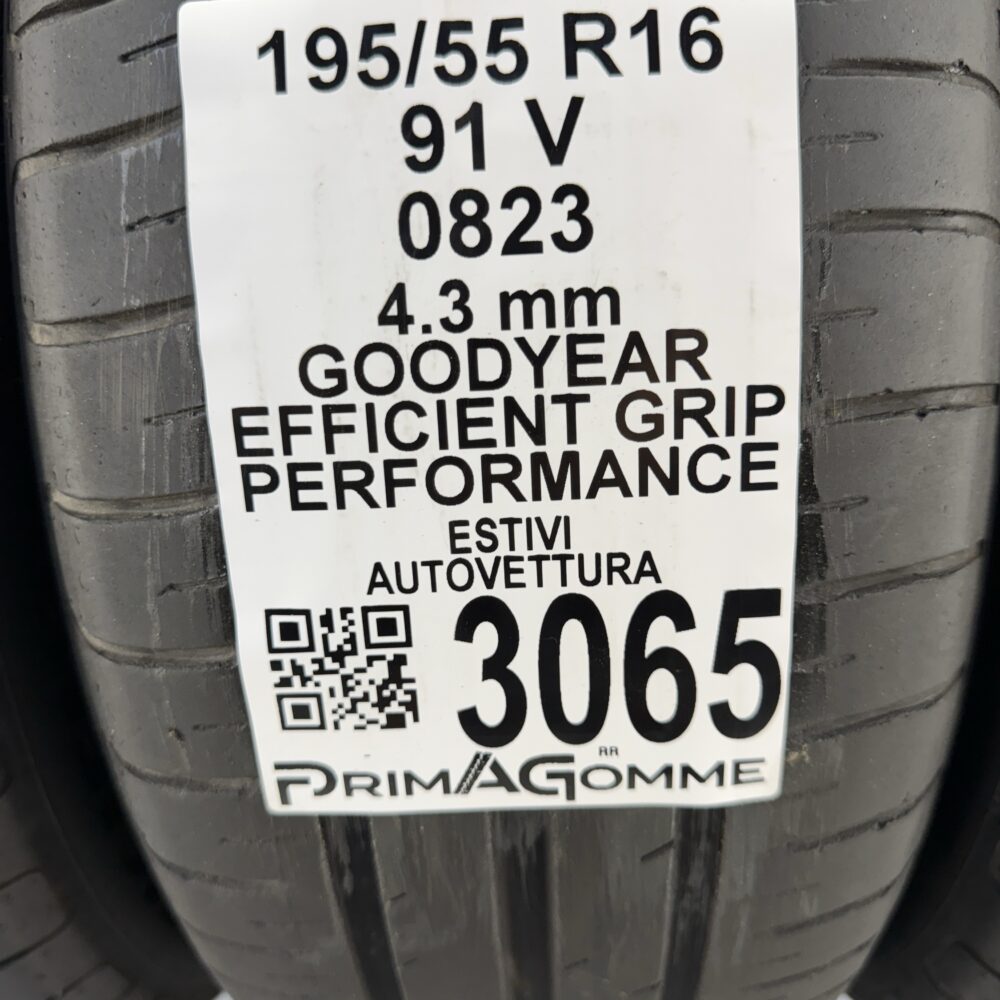 Gomme Usate 195 55 R16 91V Goodyear Efficient Grip Performance Estive - immagine 3