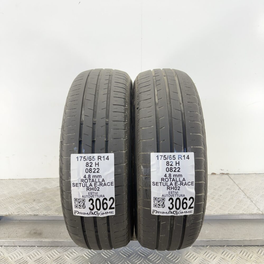 Gomme Usate 175 65 R14 82H Rotalla Setula E-Race RH02 Estive