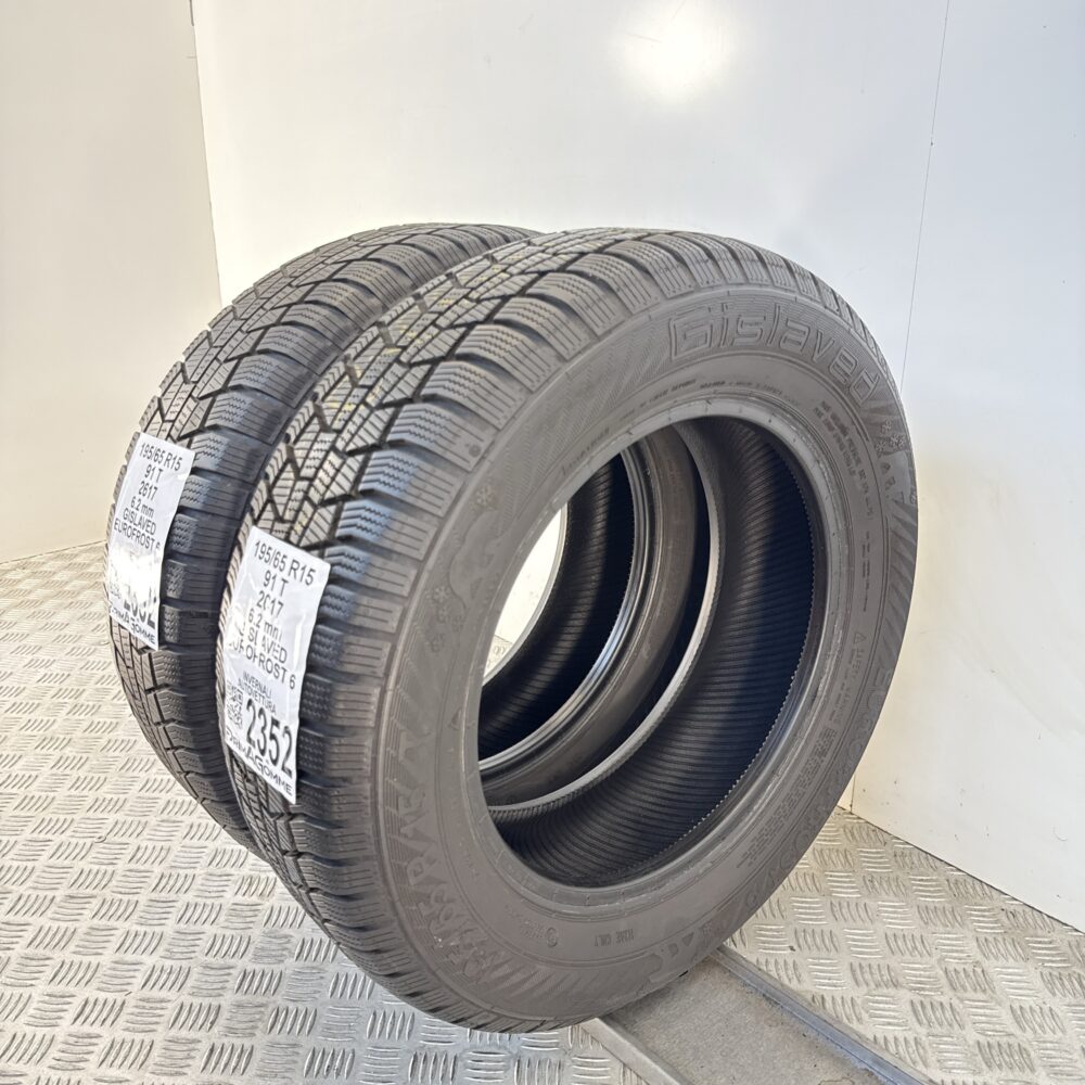 Gomme Usate 195 65 R15 91T Gislaved Eurofrost 6 78% Invernali - immagine 9