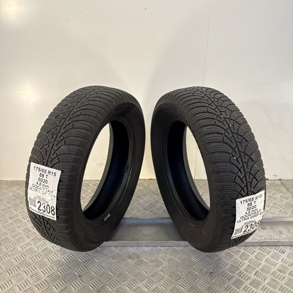 Gomme Usate 175 65 R15 88T Goodyear Ultra Grip 9+ Invernali - immagine 7