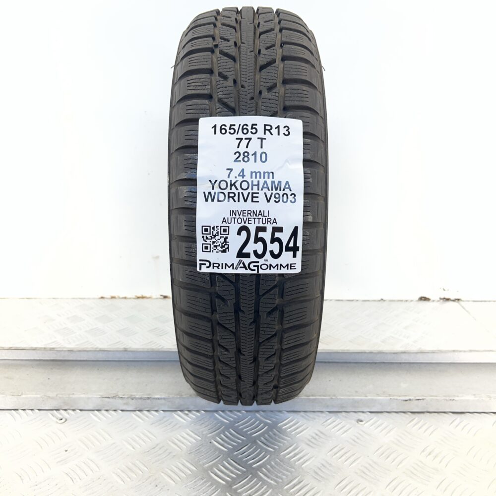 Gomma Usata 165 65 R13 77T Yokohama WDrive V903 93% Invernale - immagine 3