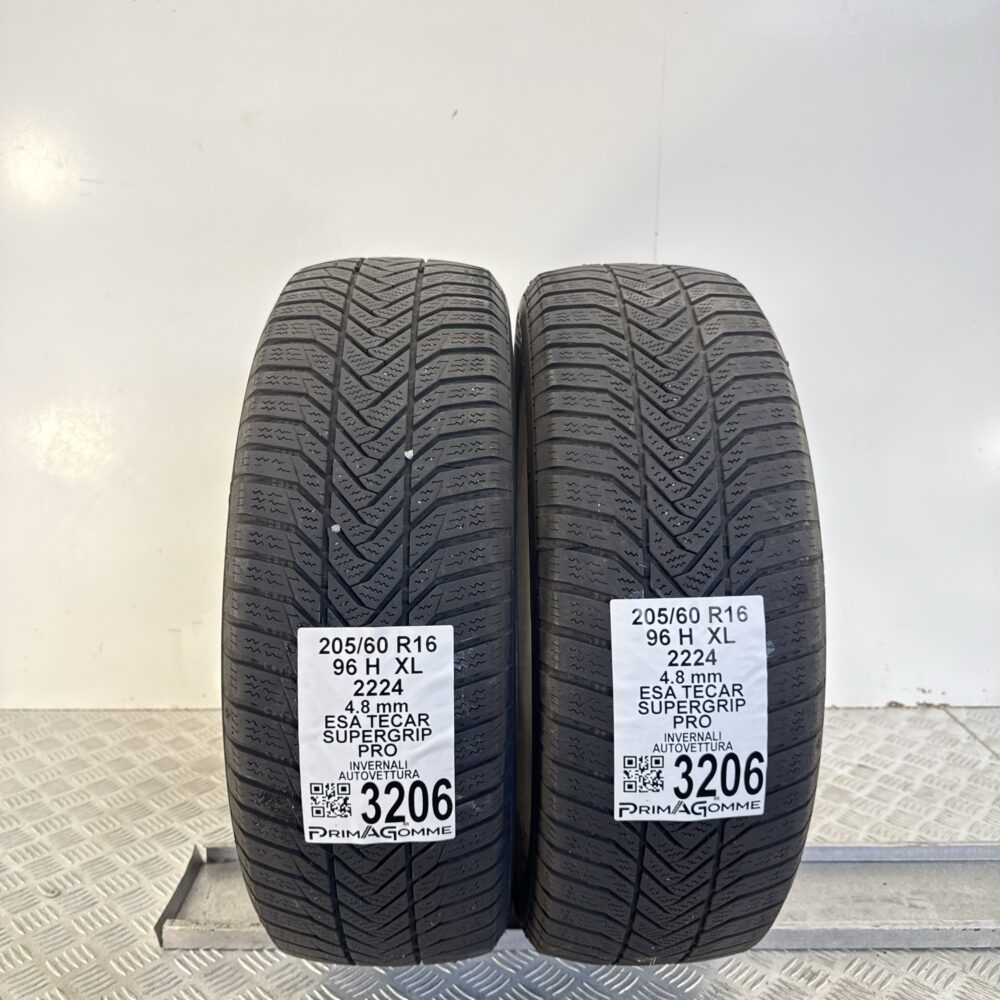 Gomme Usate 205 60 R16 XL 96H Esa Tecar Supergrip Pro Invernali