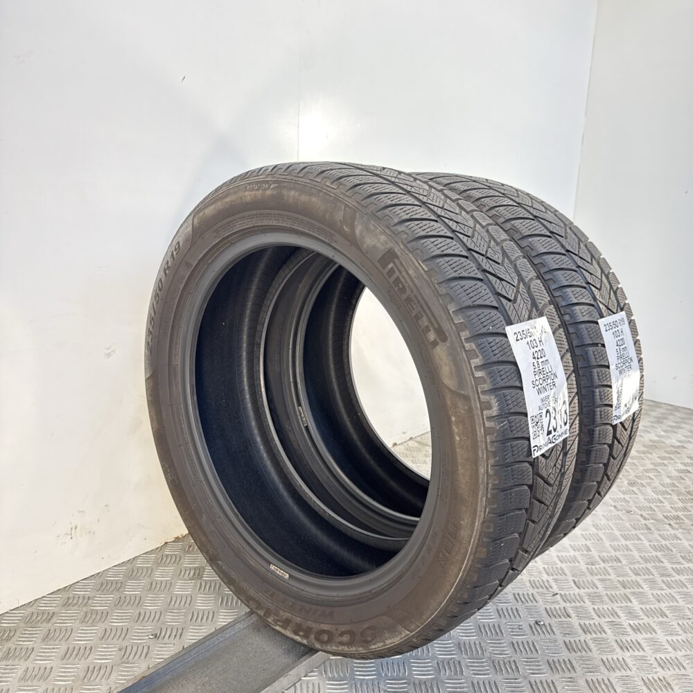 Gomme Usate 235 50 R19 103H Pirelli Scorpion Winter 83% Invernali - immagine 4