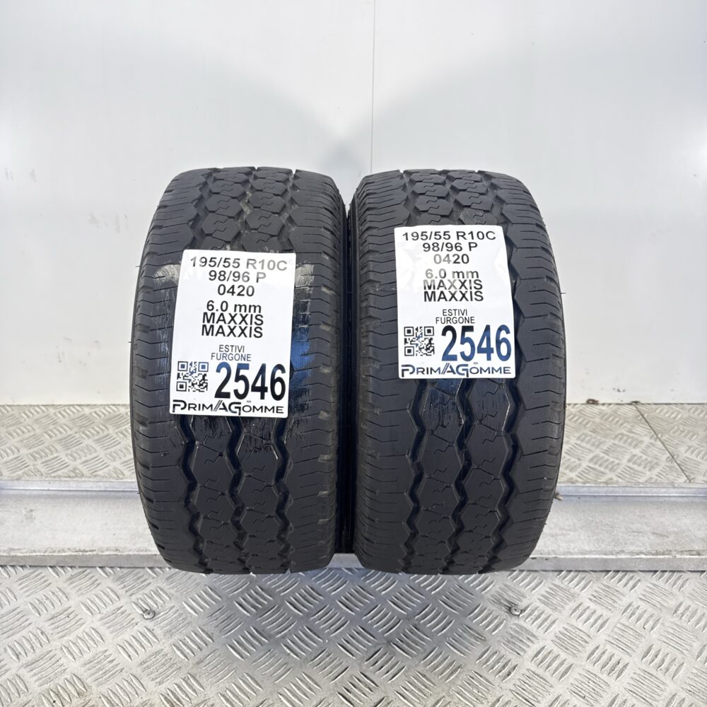 Gomme Usate 195 55 R10C 98/96P Maxxis Estive