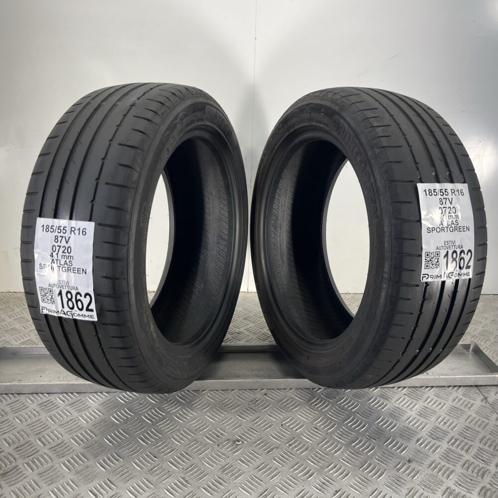 Pneumatici Usati 185 55 R16 87V ATLAS Sportgreen Estive - immagine 5