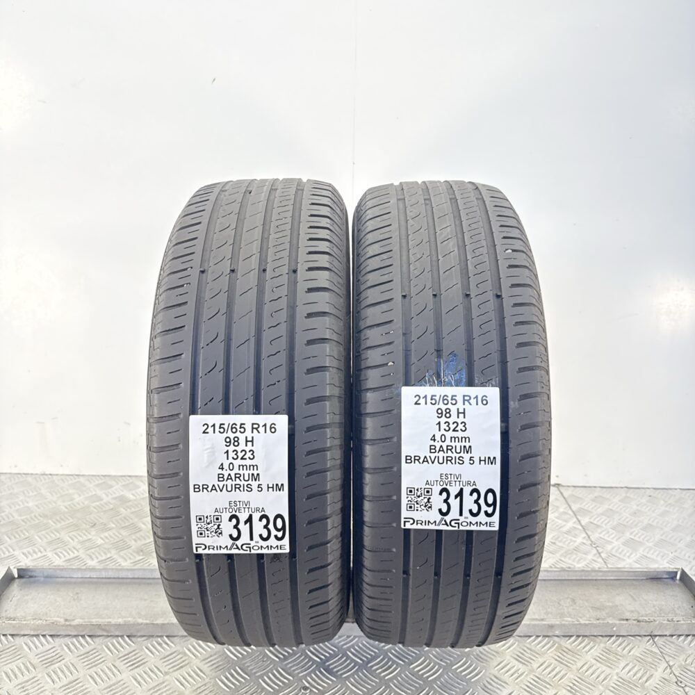 Gomme Usate 215 65 R16 98H BARUM Bravuris 5 HM Estive