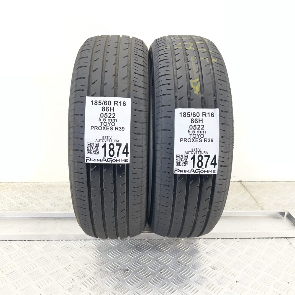 Pneumatici Usati 185 60 R16 86H Toyo Proxes R39 79% Estive