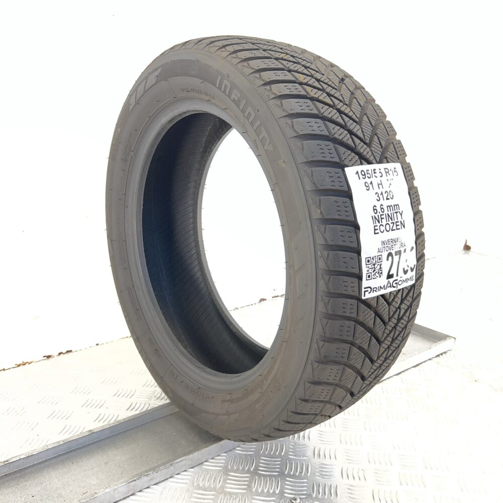 Gomma Usata 195 55 R16 XL 91H Infinity Ecozen 83% Invernale - immagine 4
