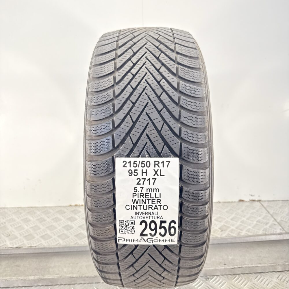 Gomma Usata 215 50 R17 XL 95H PIRELLI Winter Cinturato 71% Invernale