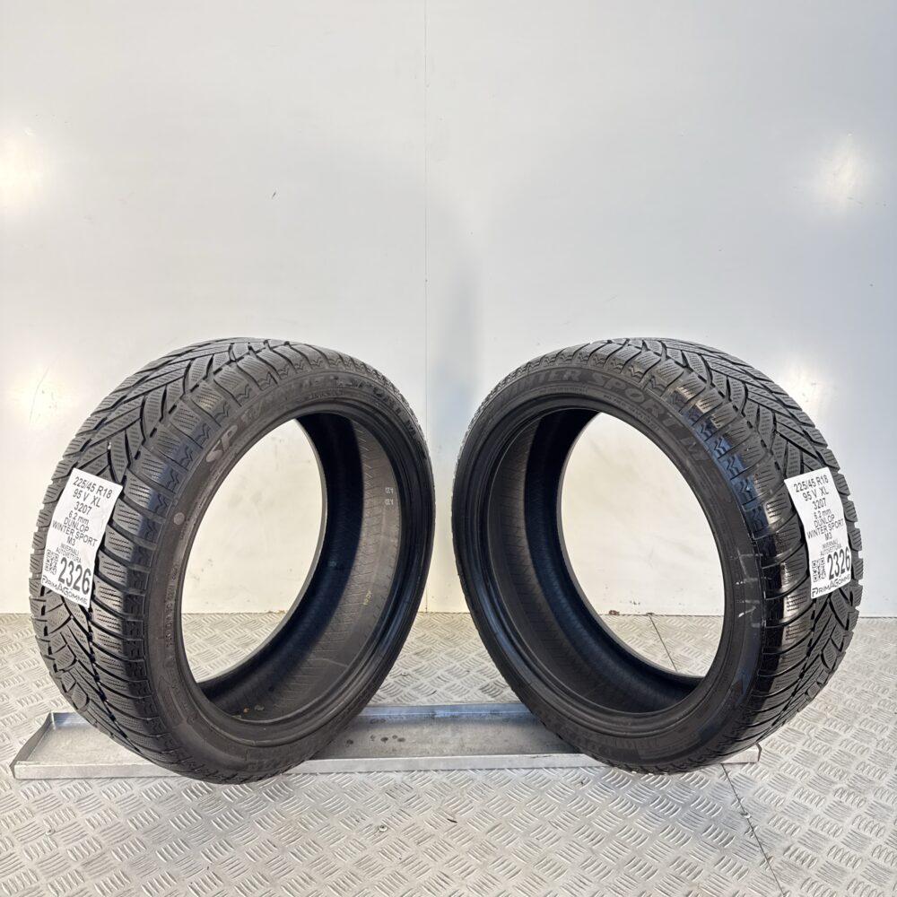 Gomme Usate 225 45 R18 XL 95V Dunlop Winter Sport M3 89% Invernali - immagine 11
