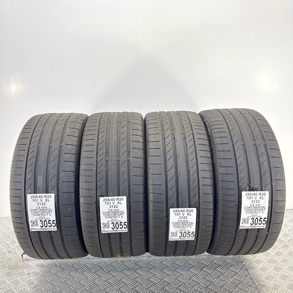 Gomme Usate 255 40 R20 XL 101V Continental ContiSport Contact 5 Estive