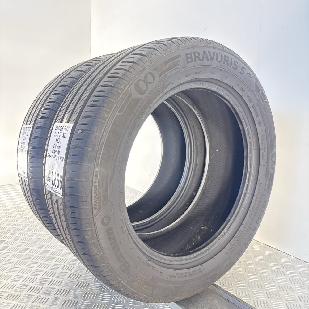 Gomme Usate 235 55 R17 XL 103V BARUM Bravuris 5 HM 86% Estive - immagine 4