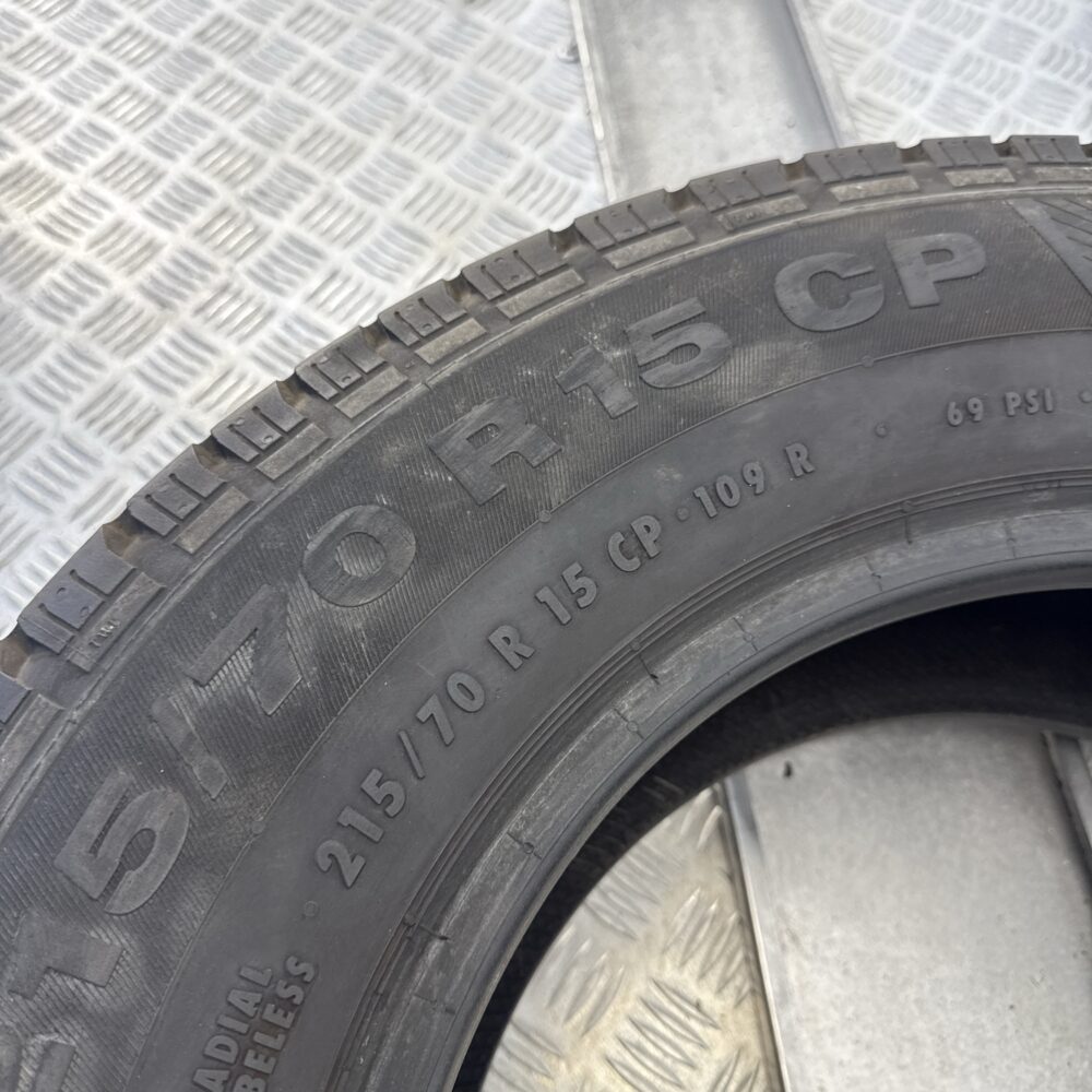 Gomma Usata 215 70 R15C 109R Continental Vanco Camper 74% Estivo - immagine 10