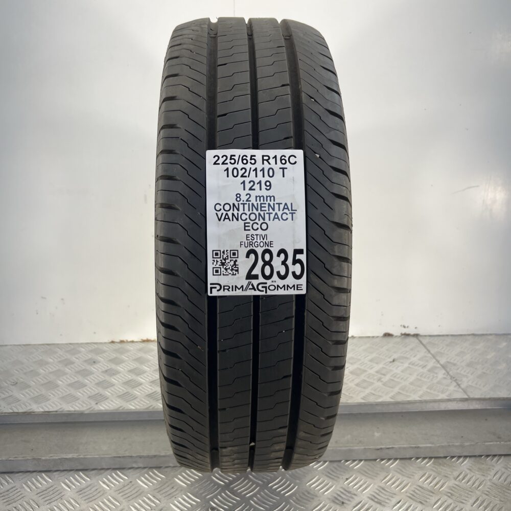 Gomma Usata 225 65 R16C 102/110T Continental VanContact ECO 91% Estivo