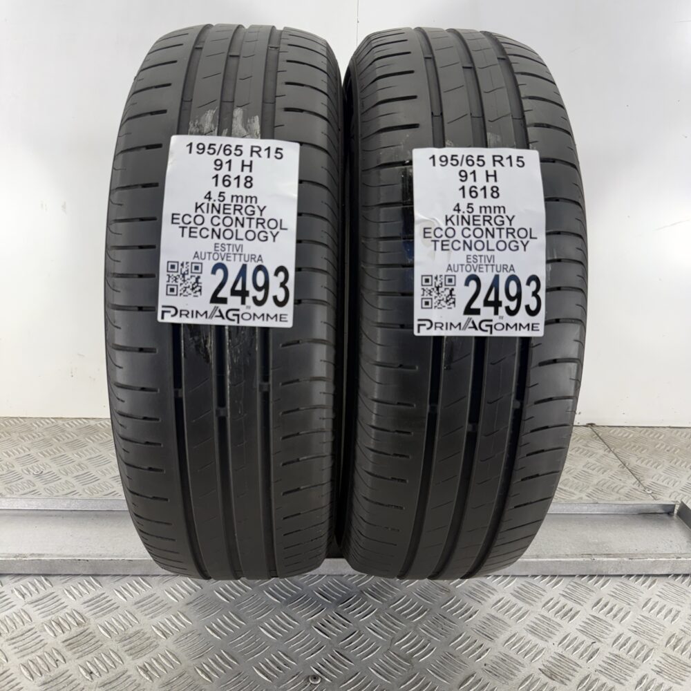 Gomme Usate 195 65 R15 91H Hankook Kinergy Eco Control Tecnology Estive