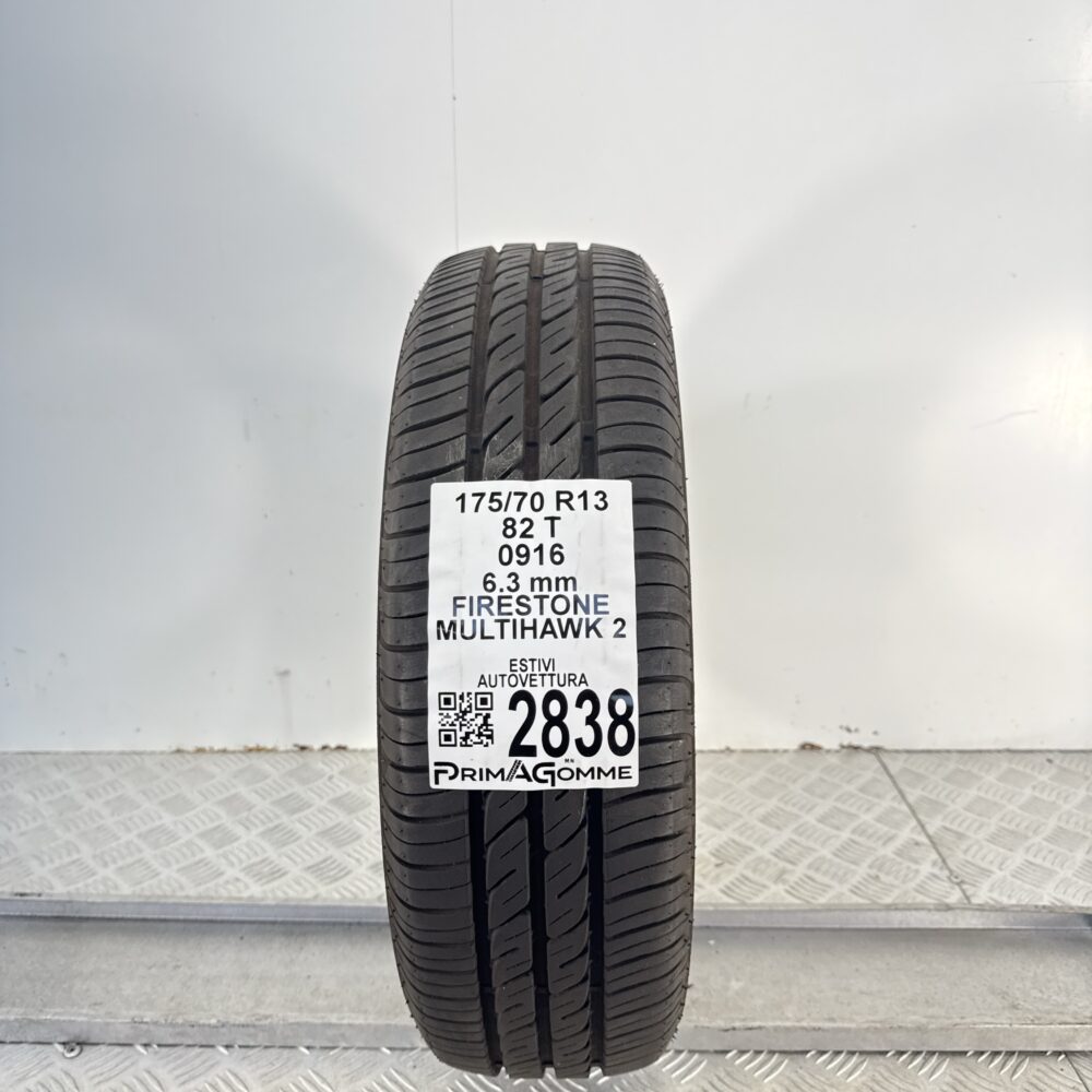 Gomma Usata 175 70 R13 82T Firestone Multihawk 2 90% Estivo
